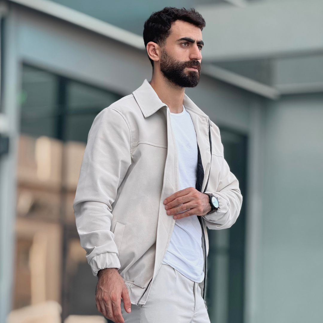 White Leather jacket